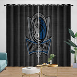 Charger l&#39;image dans la visionneuse de la galerie, Dallas Mavericks Curtains Blackout Window Drapes Room Decoration