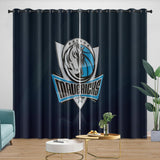 Charger l&#39;image dans la visionneuse de la galerie, Dallas Mavericks Curtains Blackout Window Drapes Room Decoration