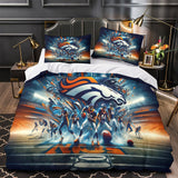 Load image into Gallery viewer, Denver Broncos Bedding Set Duvet Cover Without Filler