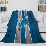 Charger l&#39;image dans la visionneuse de la galerie, Detroit Lions Blanket Flannel Fleece Throw Room Decoration