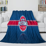 Charger l&#39;image dans la visionneuse de la galerie, Detroit Pistons Blanket Flannel Fleece Throw Room Decoration