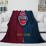 Charger l&#39;image dans la visionneuse de la galerie, Detroit Pistons Blanket Flannel Fleece Throw Room Decoration