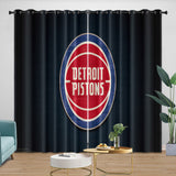 Laden Sie das Bild in den Galerie-Viewer, Detroit Pistons Curtains Blackout Window Drapes Room Decoration