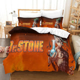 Carica l&#39;immagine nel visualizzatore Galleria, Dr Stone Hd Anime Bedding Set Duvet Cover Without Filler