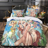 Carica l&#39;immagine nel visualizzatore Galleria, Dr Stone Hd Anime Bedding Set Duvet Cover Without Filler