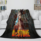 Carica l&#39;immagine nel visualizzatore Galleria, Dr Stone Hd Anime Blanket Flannel Fleece Throw