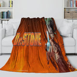 Carica l&#39;immagine nel visualizzatore Galleria, Dr Stone Hd Anime Blanket Flannel Fleece Throw