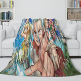 Carica l&#39;immagine nel visualizzatore Galleria, Dr Stone Hd Anime Blanket Flannel Fleece Throw