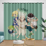 Charger l&#39;image dans la visionneuse de la galerie, Dr Stone Hd Anime Curtains Blackout Window Drapes