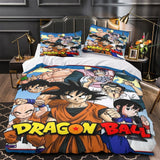 Carica l&#39;immagine nel visualizzatore Galleria, Dragon Ball Bedding Set Kids Quilt Duvet Cover Without Filler