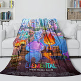 Carica l&#39;immagine nel visualizzatore Galleria, Elemental Blanket Flannel Fleece Throw Room Decoration