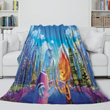 Carica l&#39;immagine nel visualizzatore Galleria, Elemental Blanket Flannel Fleece Throw Room Decoration