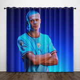 Load image into Gallery viewer, Erling Haaland Pattern Curtains