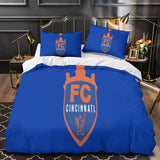 Charger l&#39;image dans la visionneuse de la galerie, FC Cincinnati Bedding Set Duvet Cover Without Filler