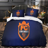 Charger l&#39;image dans la visionneuse de la galerie, FC Cincinnati Bedding Set Duvet Cover Without Filler