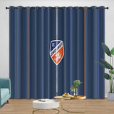 Laden Sie das Bild in den Galerie-Viewer, FC Cincinnati Curtains Blackout Window Drapes Room Decoration