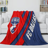 Laden Sie das Bild in den Galerie-Viewer, FC Dallas Blanket Flannel Fleece Throw Room Decoration