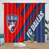 Load image into Gallery viewer, FC Dallas Curtains Blackout Window Drapes Room Decoration