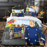 Load image into Gallery viewer, Fireman Sam Bedding Set Duvet Cover Without Filler