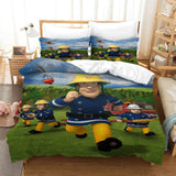 Load image into Gallery viewer, Fireman Sam Bedding Set Duvet Cover Without Filler