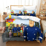 Load image into Gallery viewer, Fireman Sam Bedding Set Duvet Cover Without Filler