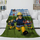 Load image into Gallery viewer, Fireman Sam Blanket Flannel Fleece Throw Room Decoration