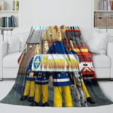 Laden Sie das Bild in den Galerie-Viewer, Fireman Sam Blanket Flannel Fleece Throw Room Decoration