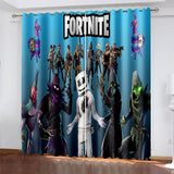 Load image into Gallery viewer, Fortnite Curtains Blackout Window Treatments Drapes