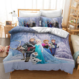 Carica l&#39;immagine nel visualizzatore Galleria, Frozen Bedding Set Elsa Quilt Duvet Without Filler