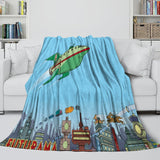 Charger l&#39;image dans la visionneuse de la galerie, Futurama Blanket Flannel Fleece Throw Room Decoration