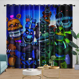 Load image into Gallery viewer, Game Five Nights At Freddys Curtains Blackout Window Drapes