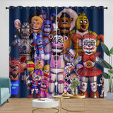 Carica l&#39;immagine nel visualizzatore Galleria, Game Five Nights At Freddys Curtains Blackout Window Drapes