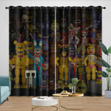 Carica l&#39;immagine nel visualizzatore Galleria, Game Five Nights At Freddys Curtains Blackout Window Drapes