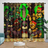 Laden Sie das Bild in den Galerie-Viewer, Game Five Nights At Freddys Curtains Blackout Window Drapes