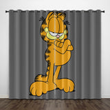 Load image into Gallery viewer, Garfield Curtains Pattern Blackout Window Drapes