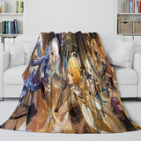Load image into Gallery viewer, Genshin Impact Blanket Flannel Fleece Pattern Throw Room Decoration