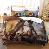 Laden Sie das Bild in den Galerie-Viewer, Godzilla X Kong The New Empire Bedding Set Duvet Cover Without Filler