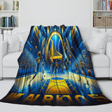 Laden Sie das Bild in den Galerie-Viewer, Golden State Warriors Blanket Flannel Fleece Throw Room Decoration