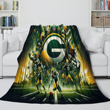 Laden Sie das Bild in den Galerie-Viewer, Green Bay Packers Blanket Flannel Fleece Throw Room Decoration