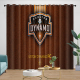 Charger l&#39;image dans la visionneuse de la galerie, Houston Dynamo Curtains Blackout Window Drapes Room Decoration