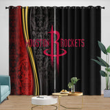 Charger l&#39;image dans la visionneuse de la galerie, Houston Rockets Curtains Blackout Window Drapes Room Decoration