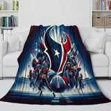 Laden Sie das Bild in den Galerie-Viewer, Houston Texans Blanket Flannel Fleece Throw Room Decoration