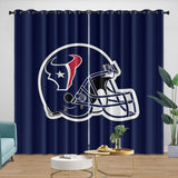 Carica l&#39;immagine nel visualizzatore Galleria, Houston Texans Curtains Blackout Window Drapes Room Decoration