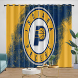 Charger l&#39;image dans la visionneuse de la galerie, Indiana Pacers Curtains Blackout Window Drapes Room Decoration