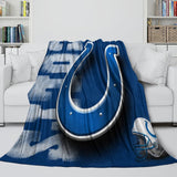 Carica l&#39;immagine nel visualizzatore Galleria, Indianapolis Colts Blanket Flannel Fleece Throw Room Decoration