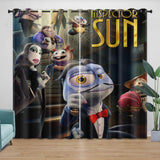 Laden Sie das Bild in den Galerie-Viewer, Inspector Sun Curtains Pattern Blackout Window Drapes