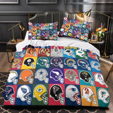 Laden Sie das Bild in den Galerie-Viewer, Jacksonville Jaguars Bedding Set Duvet Cover Without Filler