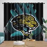 Carica l&#39;immagine nel visualizzatore Galleria, Jacksonville Jaguars Curtains Blackout Window Drapes Room Decoration