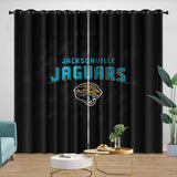 Load image into Gallery viewer, Jacksonville Jaguars Curtains Blackout Window Drapes Room Decoration