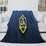 Laden Sie das Bild in den Galerie-Viewer, LA Galaxy Blanket Flannel Fleece Throw Room Decoration